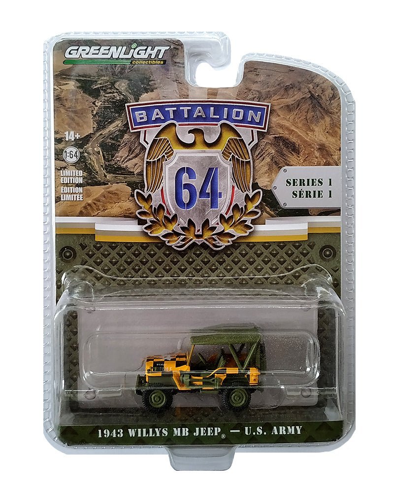 Greenlight Battalion 1943 Willys MB Jeep U. S. Army