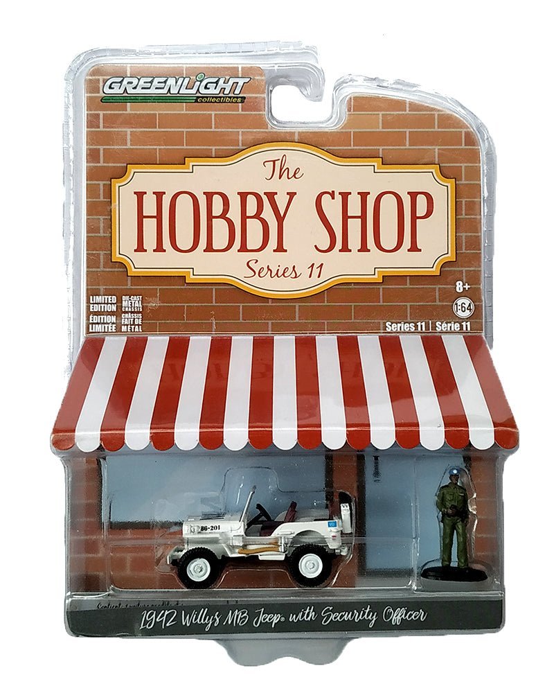 Greenlight The Hobby Shop Series 11 1942 Willy's MB Jeep with Security Officer