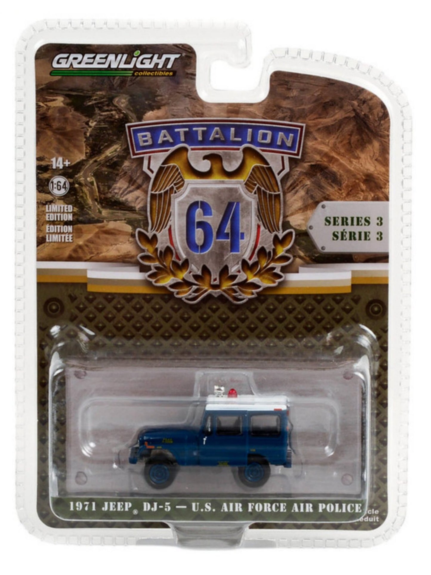 Greenlight U.S. Air Force Air Police 1971 Jeep DJ5 Battalion 64