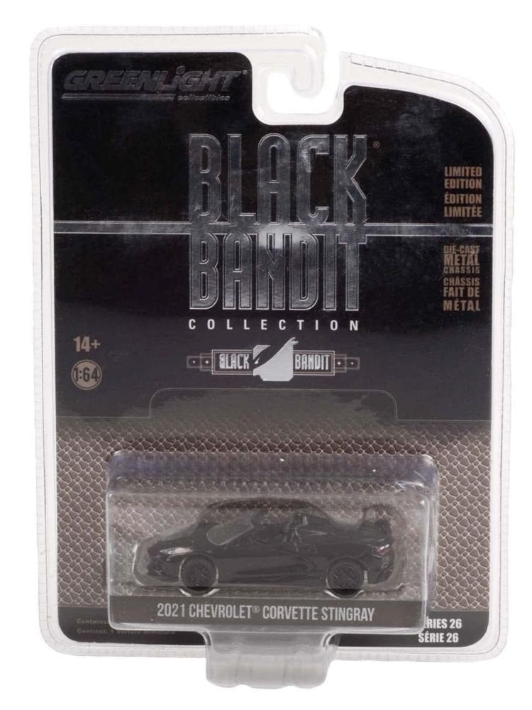 Greenlight Black Bandit Collection 2021 Chevrolet Corvette Stingray