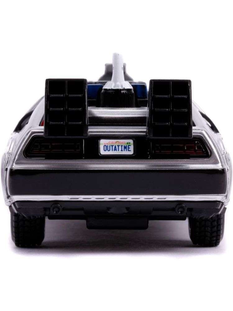 Jada Hollywood Rides 1:64 Scale Back to The Future Time Machine, Silver