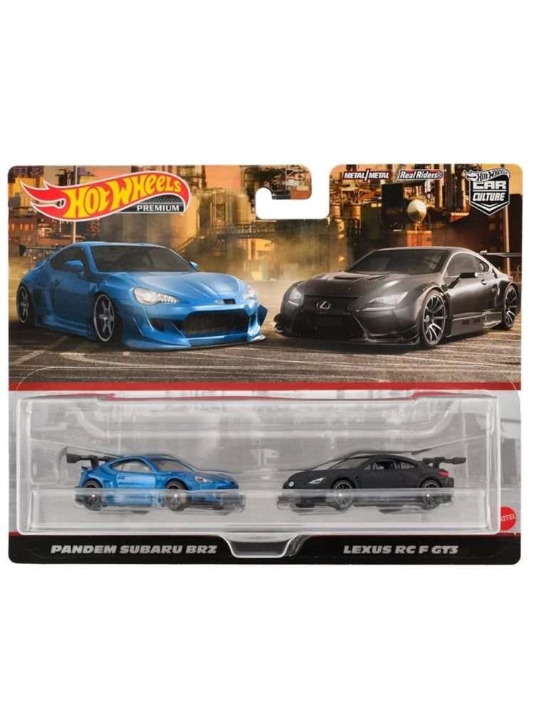 Hotwheels Premium 2 pack pandem subaru brz &amp; Lexus RC f gt3