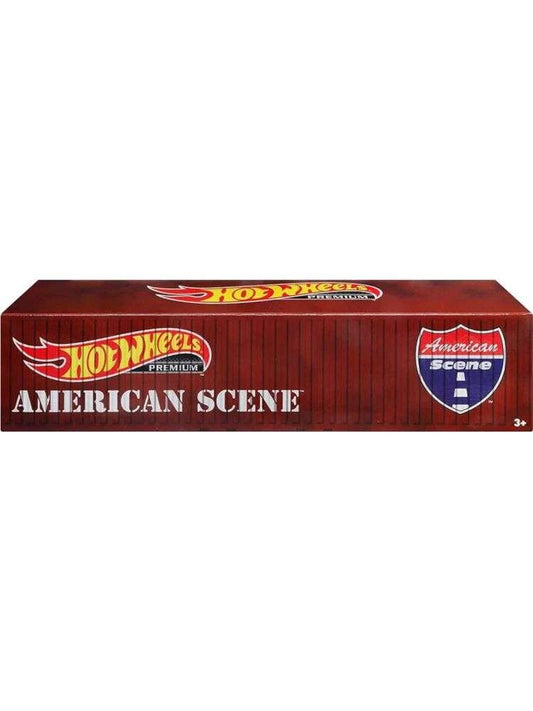 Hot Wheels Premium Car Culture American Scene Vehicles, 5-Pack of 1:64 Scale (car not included)