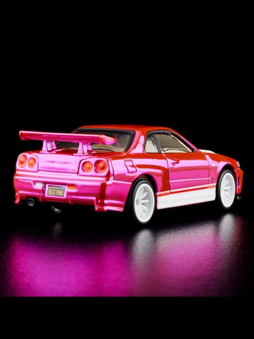 Exclusive Hotwheels RLC Pink Editions Nissan Skyline GT-R (bnr34)