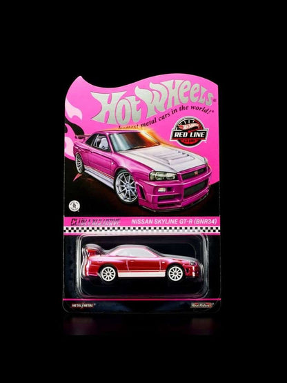 Exclusive Hotwheels RLC Pink Editions Nissan Skyline GT-R (bnr34)