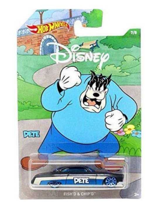 Exclusive Disney Hotwheels Pete Fish'D & Chip'D