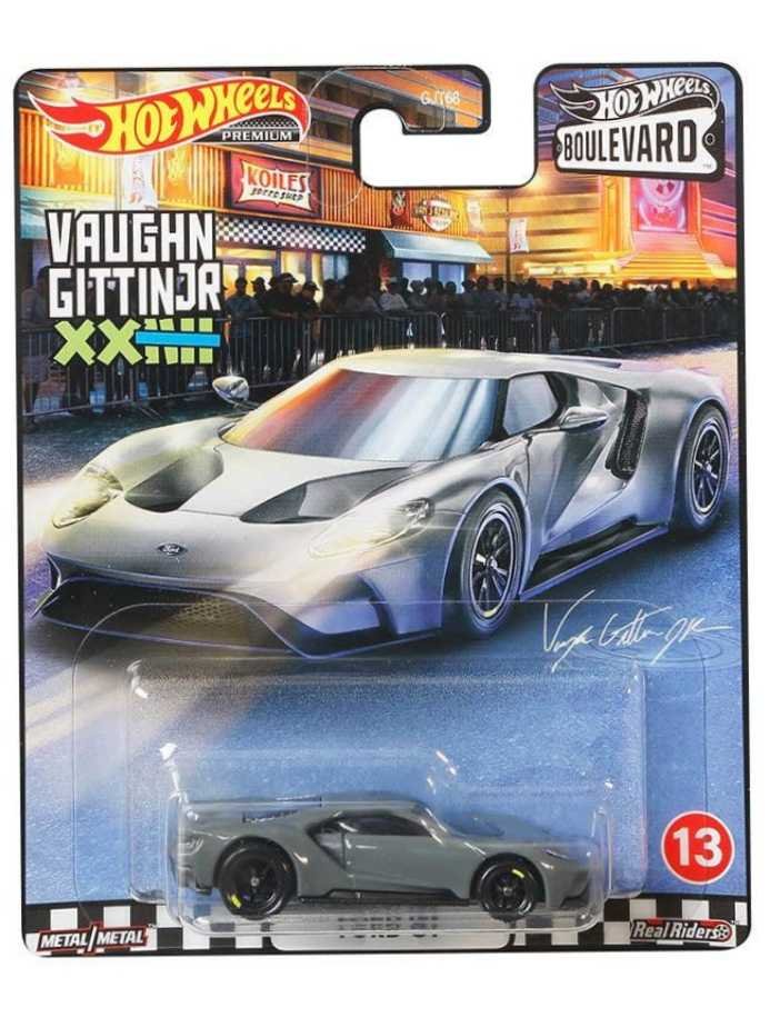 Hot Wheels Ford GT Vaughn GittinJR Imported Premium 1/64