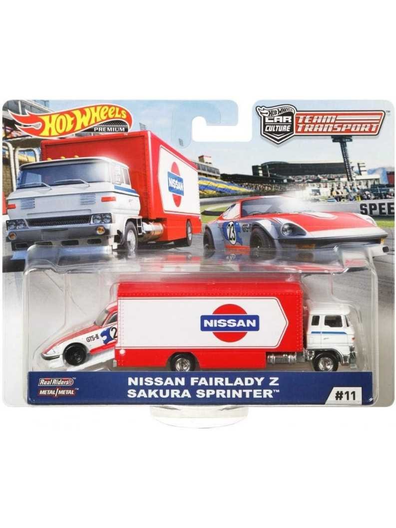 Hotwheels Team Transport Nissan Fairylady Z Sakura Sprinter #11 1:64