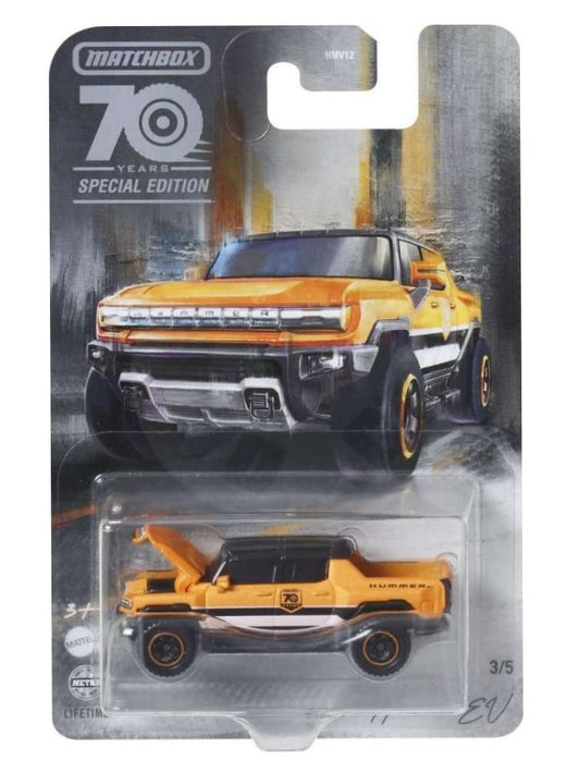 EXCLUSIVE Matchbox 70 year special Edition 2022 Hummer EV