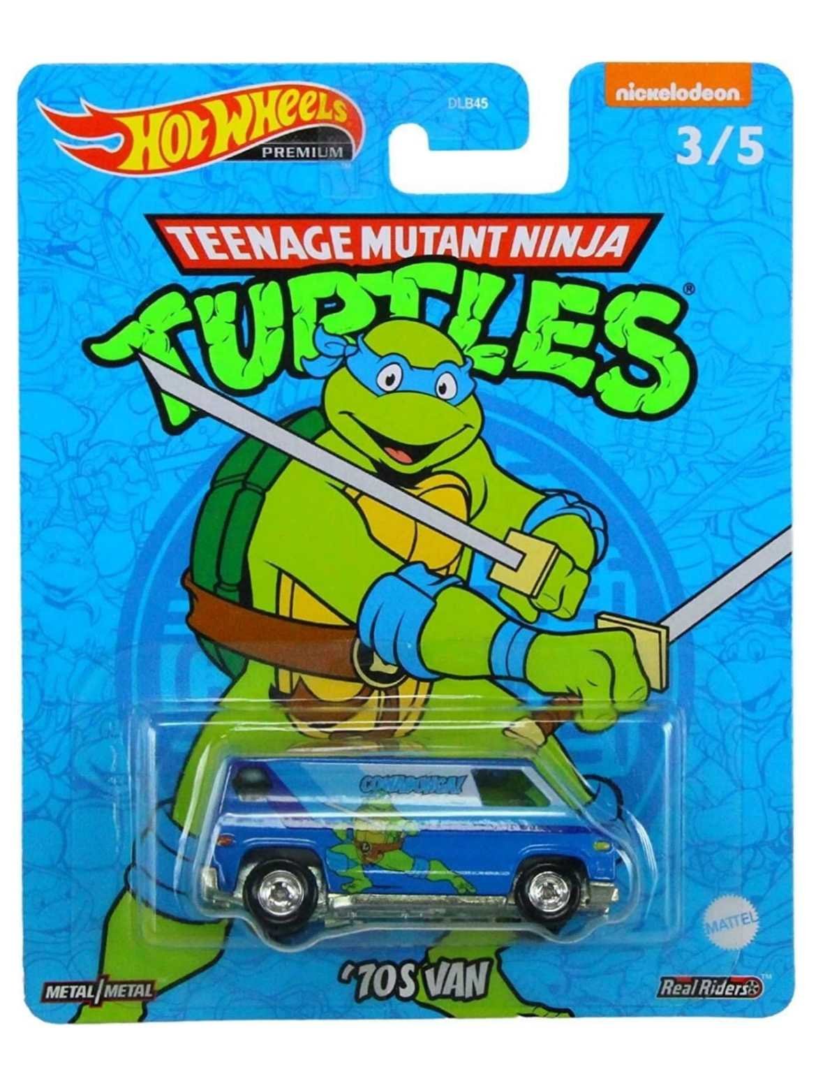 EXCLUSIVE Hotwheels Teenage Mutant Ninja Turtles Set of 5