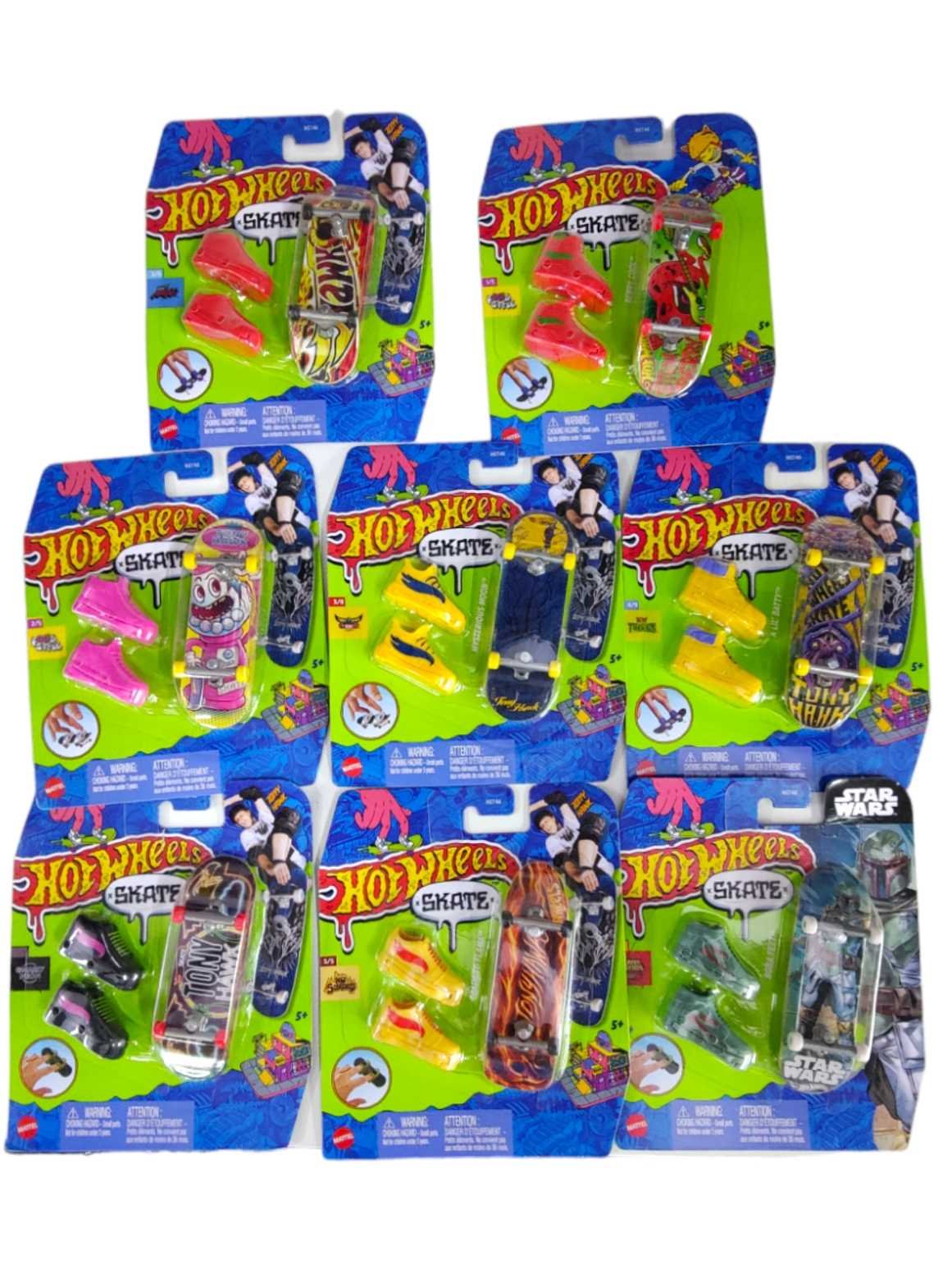 EXCLUSIVE Hotwheels Skate Set of 8