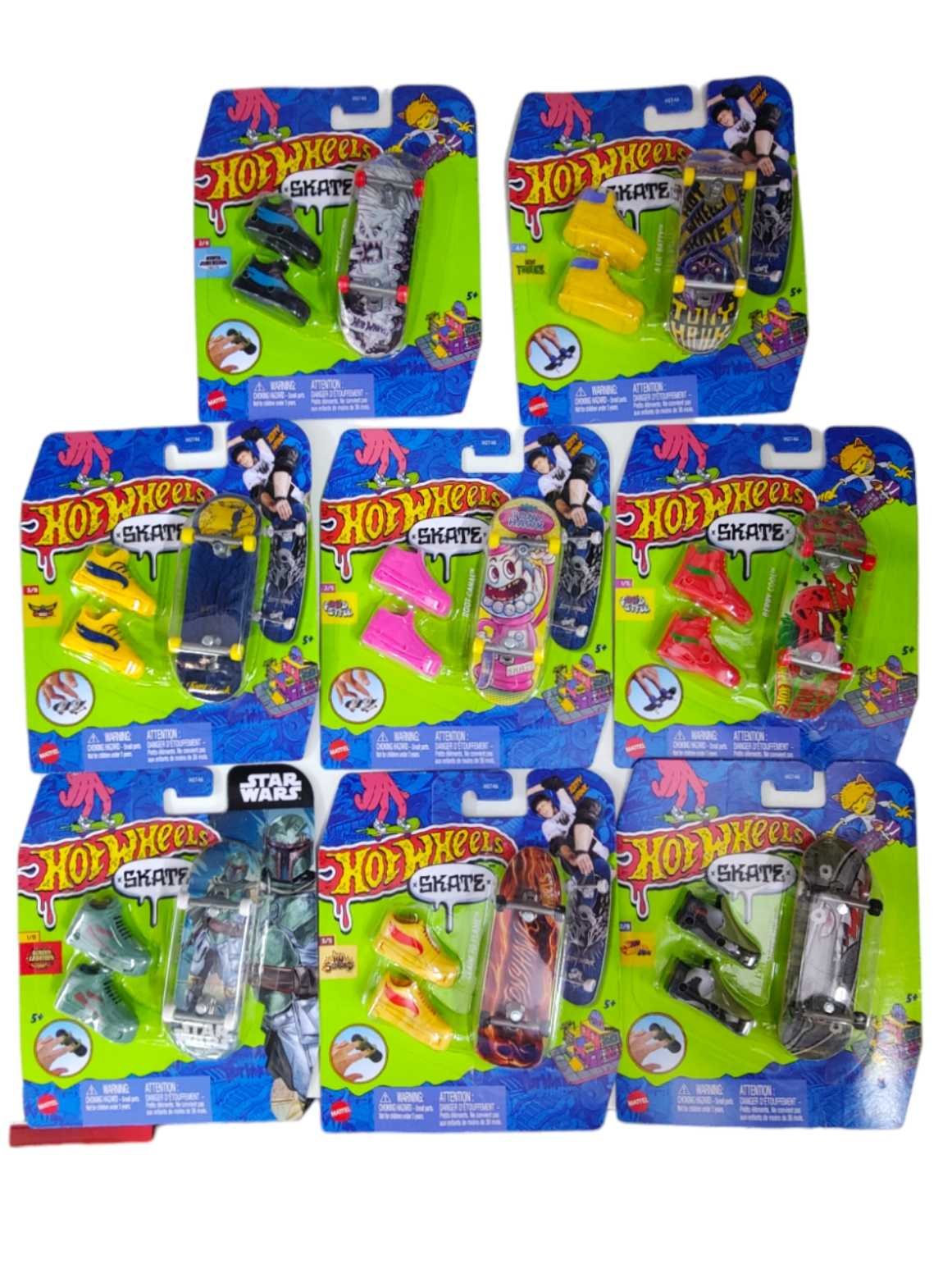 EXCLUSIVE Hotwheels Skate Set of 8