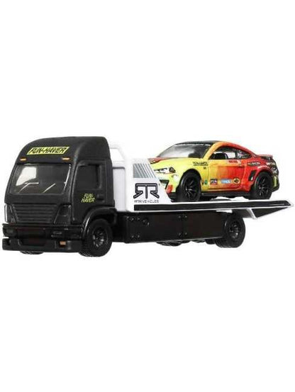 EXCLUSIVE Hotwheels Team Transport 23 Ford Mustang RTR Spec 5 & Aero Lift