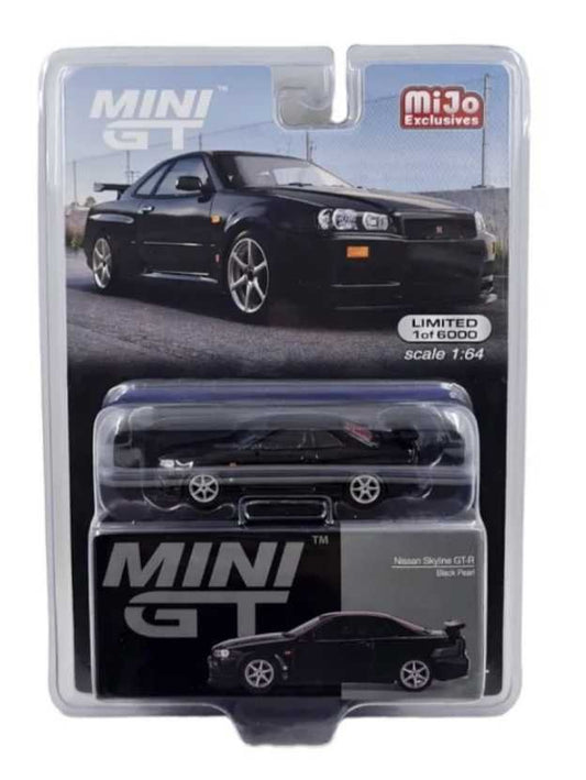 EXCLUSIVE MiNi GT NissanSkyline GT-R Black Pearl