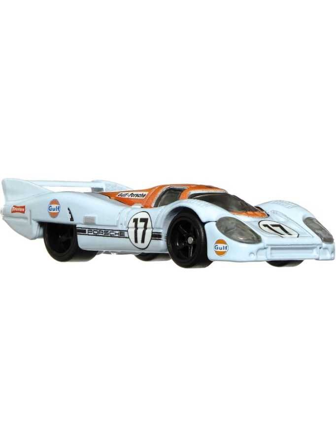 Hotwheels Team Transport Gulf Porsche 917 LH Fleet Flyer,1:64, imported