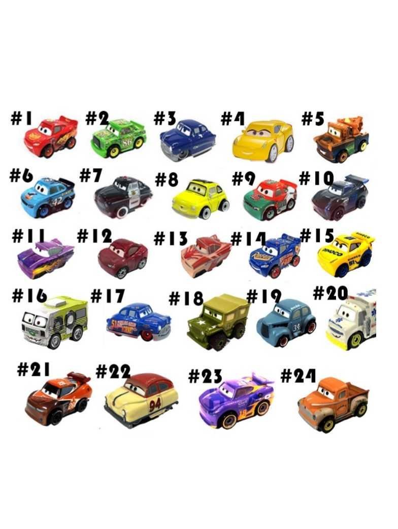 EXCLUSIVE Disney Pixar mini Racers set of 24