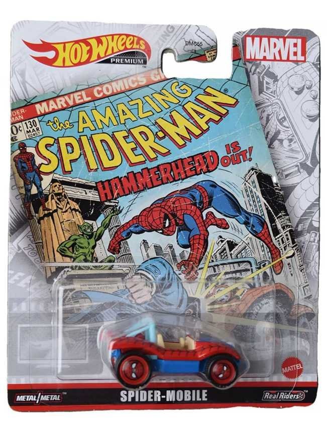 EXCLUSIVE Hotwheels Marvel Spider Mobile (Blister damage)