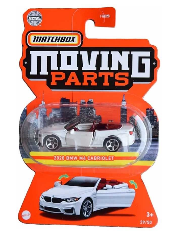 EXCLUSIVE Matchbox Moving Parts 2020 BMW M4 Cabriolet