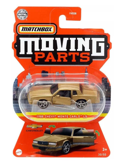 EXCLUSIVE Matchbox Moving Parts 1988 Chevy Monte Carlo LS