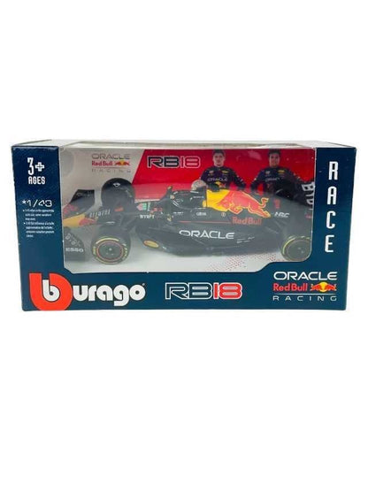 BBURAGO RACE F1 '22 RED BULL RB18 #1 VERSTAPPEN 1:43 DIE CAST NEW IN BOX FORMULA