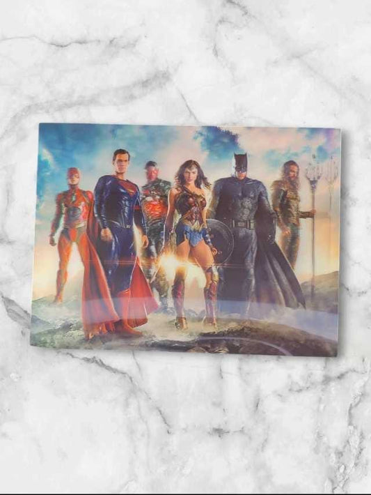 Super Heroes 3d Poster