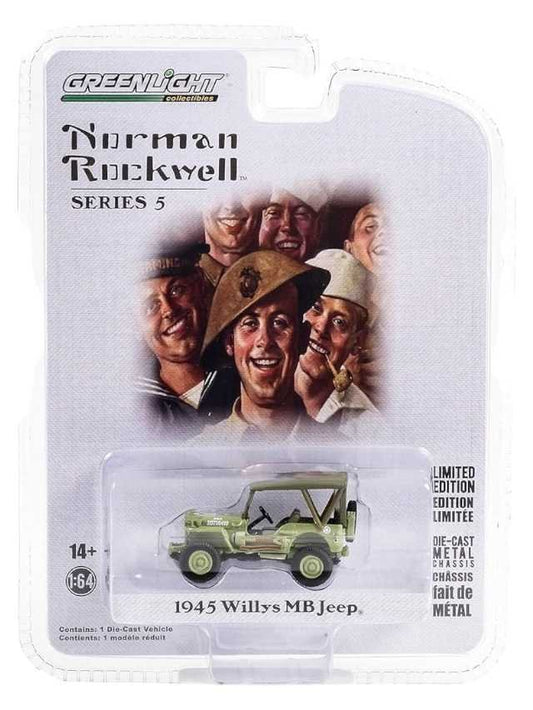 EXCLUSIVE Greenlight 1945 Willys MBJeep Norman Rockwell