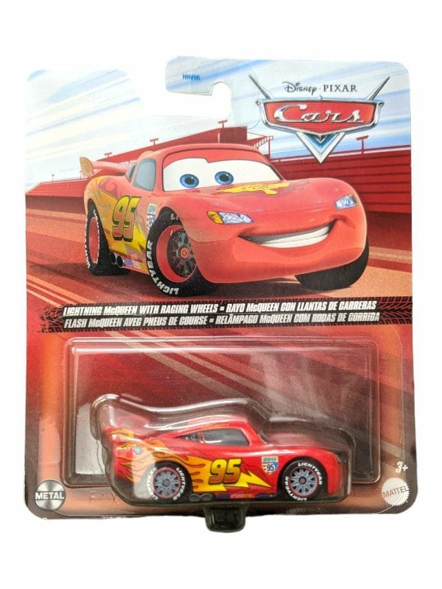 Exclusive Disney Pixar cars Lightning McQueen With Racing Wheels