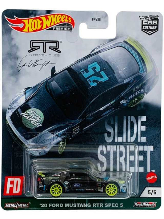 Exclusive Hotwheels '20 Ford Mustang RTR Spec 5 (Blister damage car mint condition) imported premium 1:64 scale