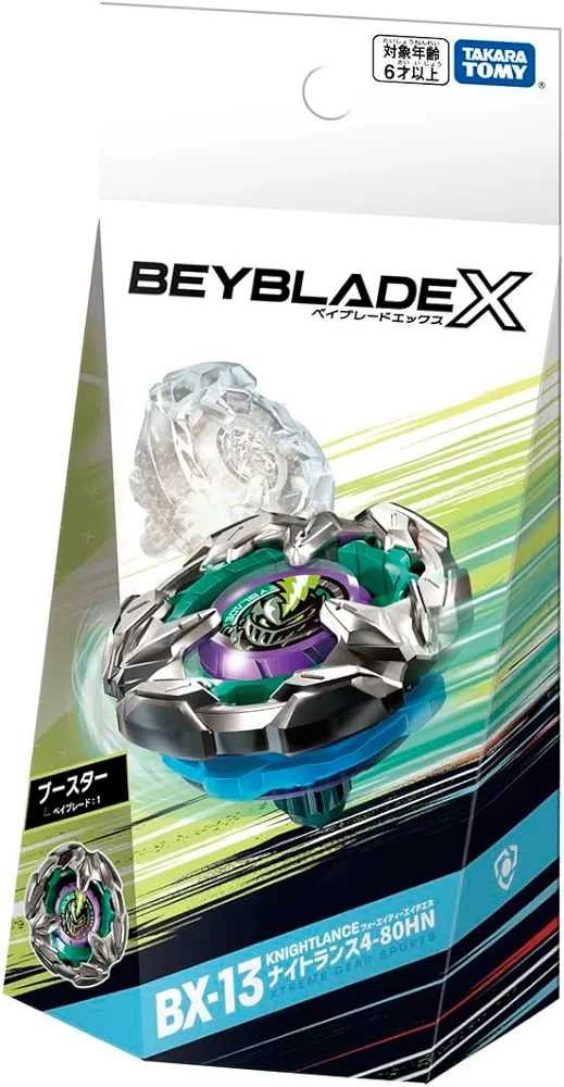 Takara Tomy Beyblade X BZ-13 Knight Lance $-80HN High Needle Japan Stock