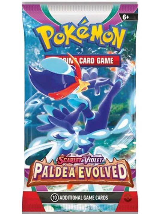 Original Pokemon Scarlet and Violet Paldea evolved Booster pack(English)