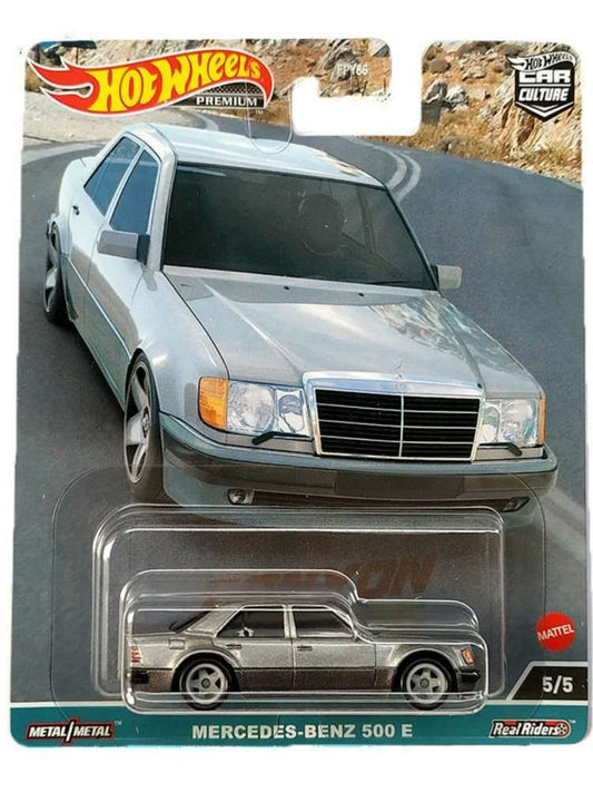 Hotwheels Mercedes benz 500 E premium Imported 1:64 scale