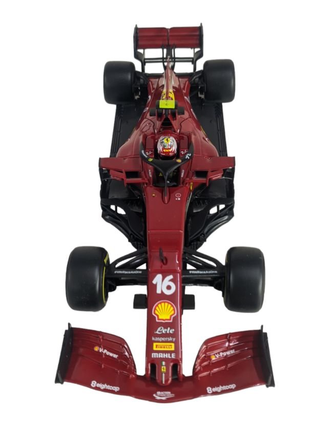 Bburago Ferrari racing tuscan GP Ferrari's SF1000 C. Leclerc (Box damaged car mint condition)