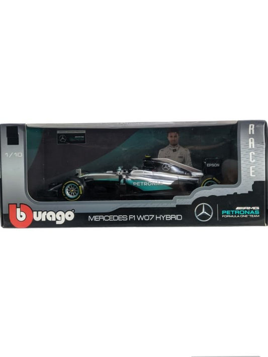 Bburago 1:18 Petronas Mercedes F1 W07 Hybrid(Box damaged car mint condition)