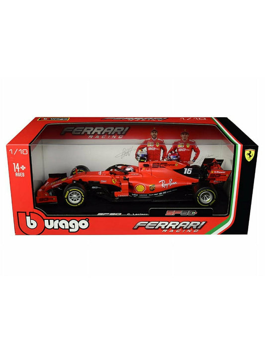 Bburago 1:18 Ferrari Racing SF90 C. Leclerc(Box damaged car mint condition)