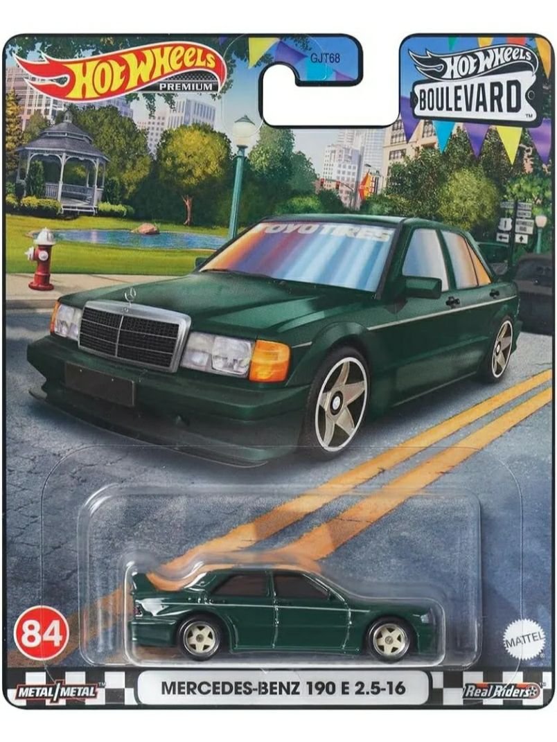 Hotwheels Mercedes-Benz Boulevard 190 E 2.5-16 premium Imported 1:64 scale