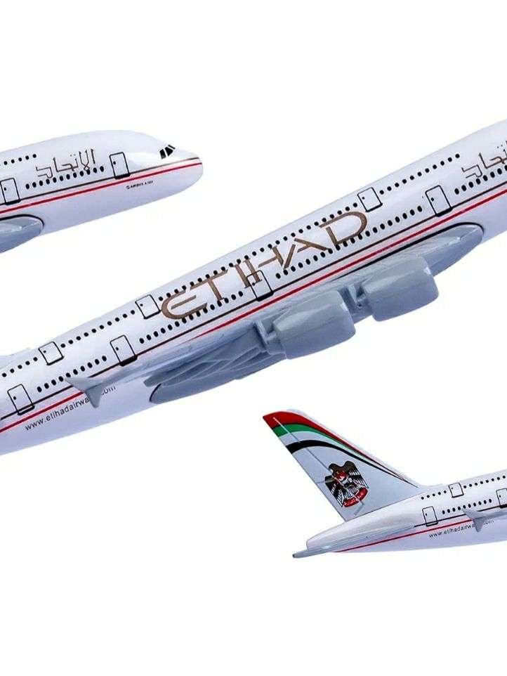 Diecast Airplane Aircraft Model Etihad