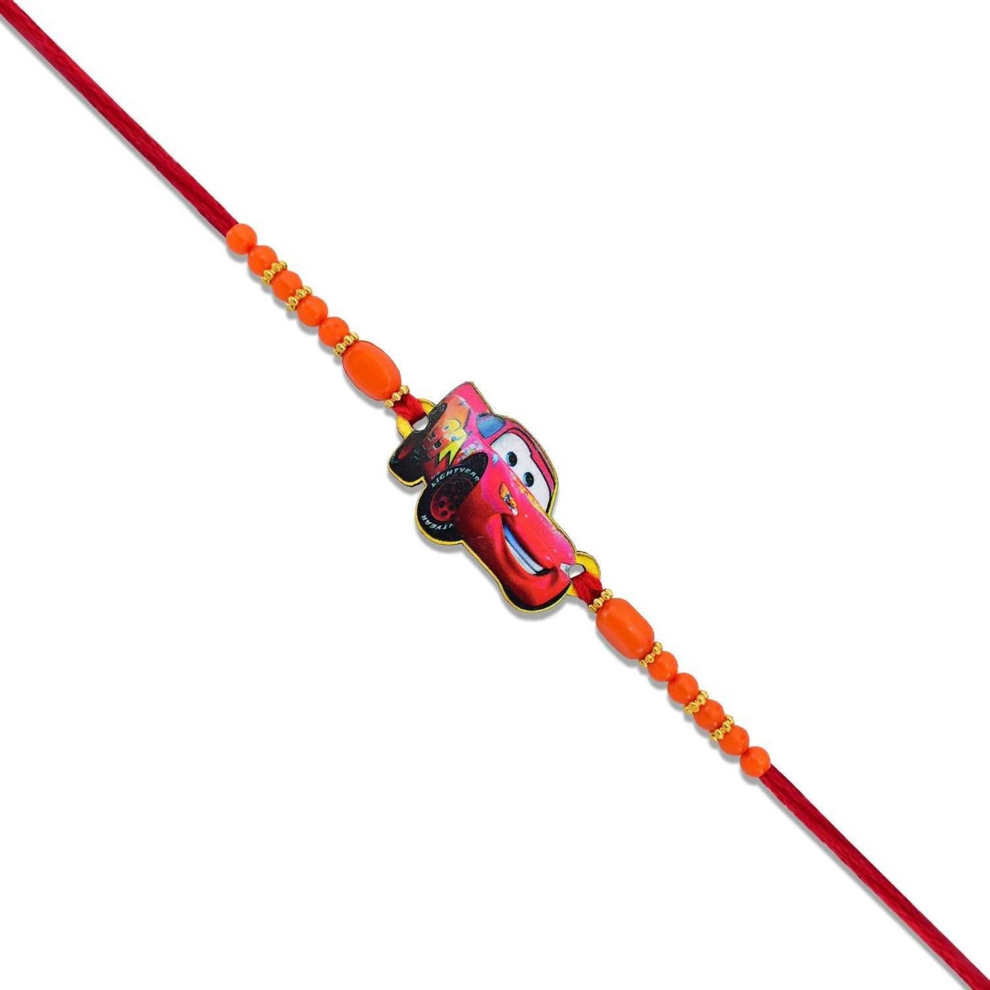 Disney Lightning Mcqueen Car Rakhi for Raksha Bandhan