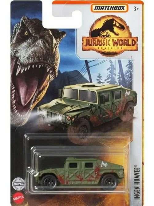 Matchbox  Jurassic world Ingen Humvee Mainline Imported 1:64 scale