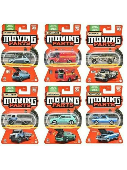 Matchbox Moving Parts Set of 6