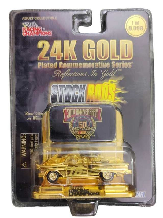 Racing champions 24k gold car