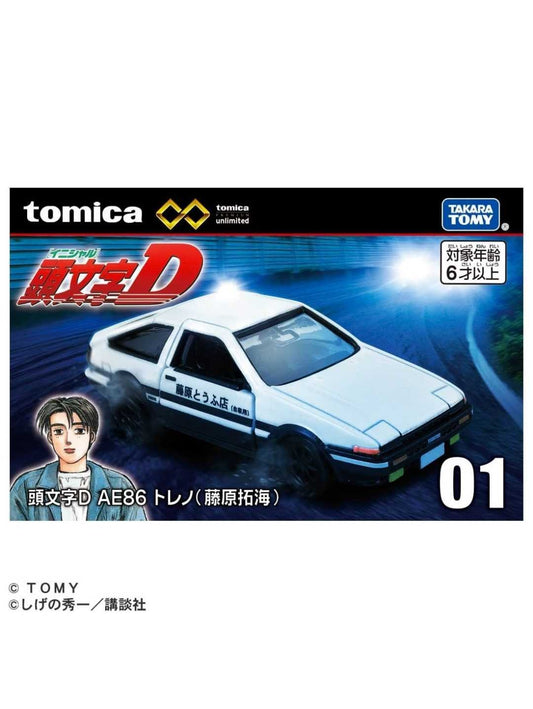 Takara Tomy Tomica Premium Unlimited 01 Initial D AE86 Trueno