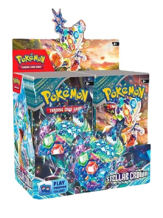 original Pokemon Stellar Crown Booster Box