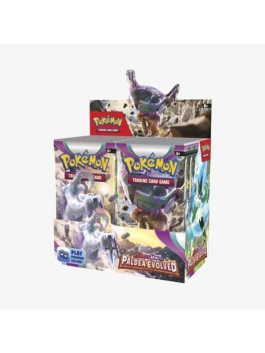 original Pokemon Scarlet and Violet Paldea Evolved Booster Box