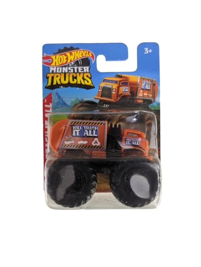 HOTWHEELS MINI MONSTER TRUCK WILL TRASH ALL