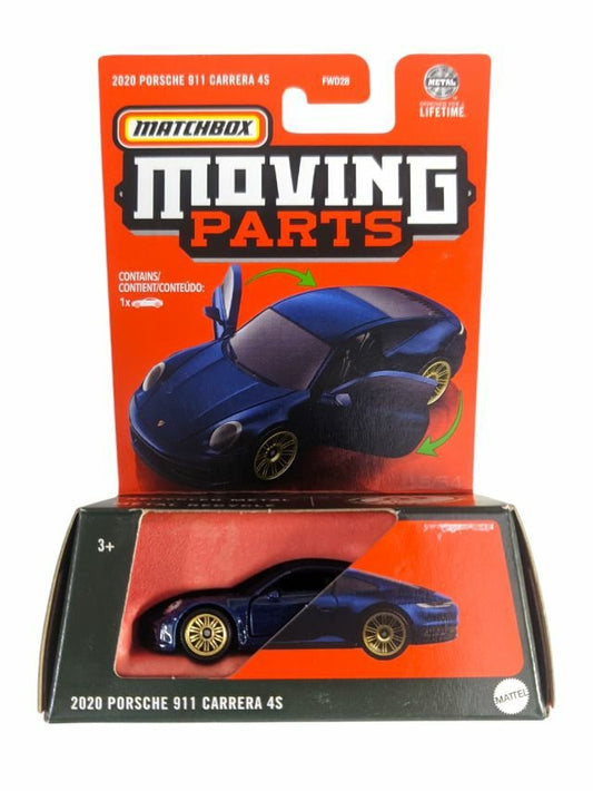 EXCLUSIVE Matchbox Moving Parts 2020 Porsche 911 Carrera 4s (Copy)