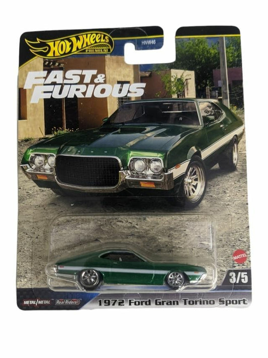 Hotwheels fast and furious 1972 Ford gran Torino sport Imported Premium 1:64