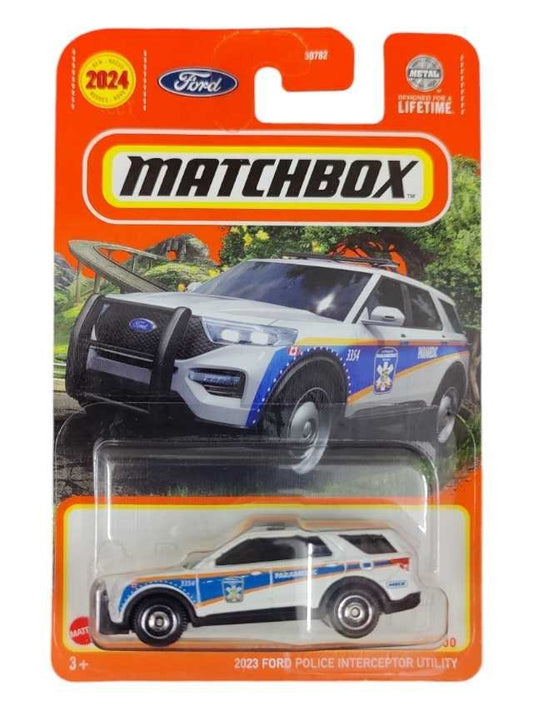 Matchbox 2023 Ford police interceptor utility mainline imported 1:64 scale