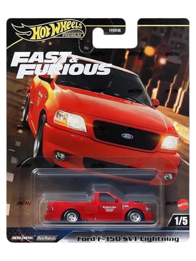 Hotwheels Fast and Furious Ford f-150 svt lightning Imported Premium 1:64