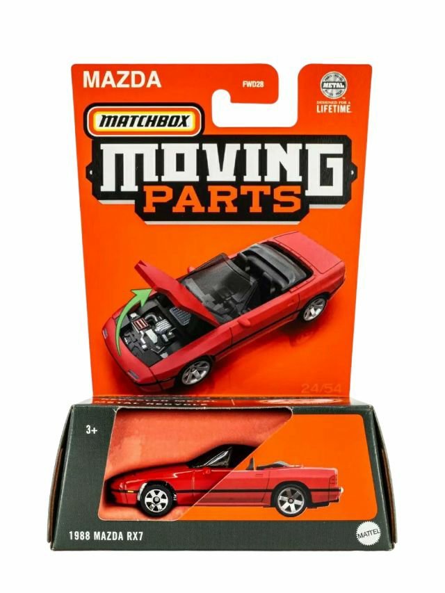 Matchbox Moving Parts 1988 Mazda Rx7