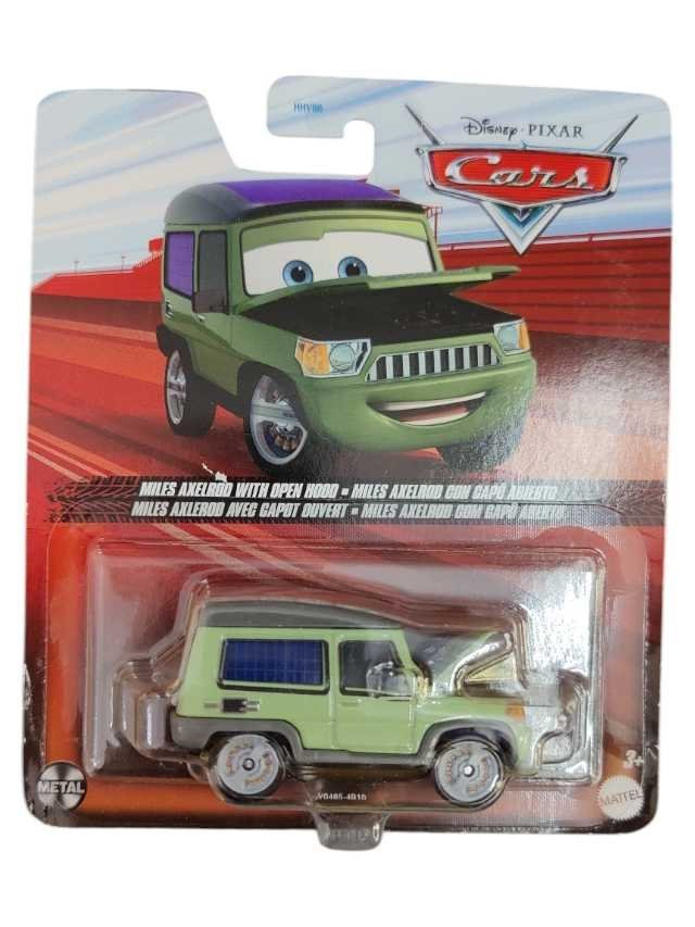 Disney Pixar cars miles axelrod with open hood